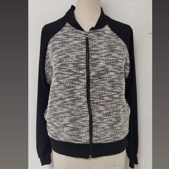 Loft 82 OAK+FORT light Heather grey Bomber jacket - Picture 2 of 6